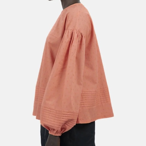 1 People organic cotton Strasbourg Spring Summer Blouse in Peonidin - Picture 3 of 9